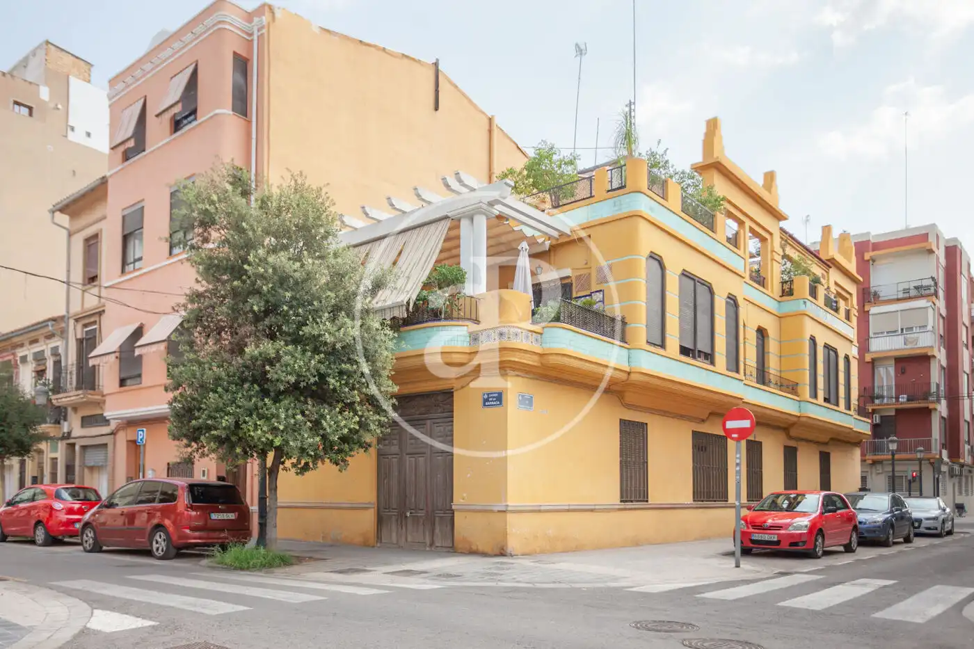 Außenansicht von Wohnung zur Miete in Valencia mit Klimaanlage, Heizung und Terrasse