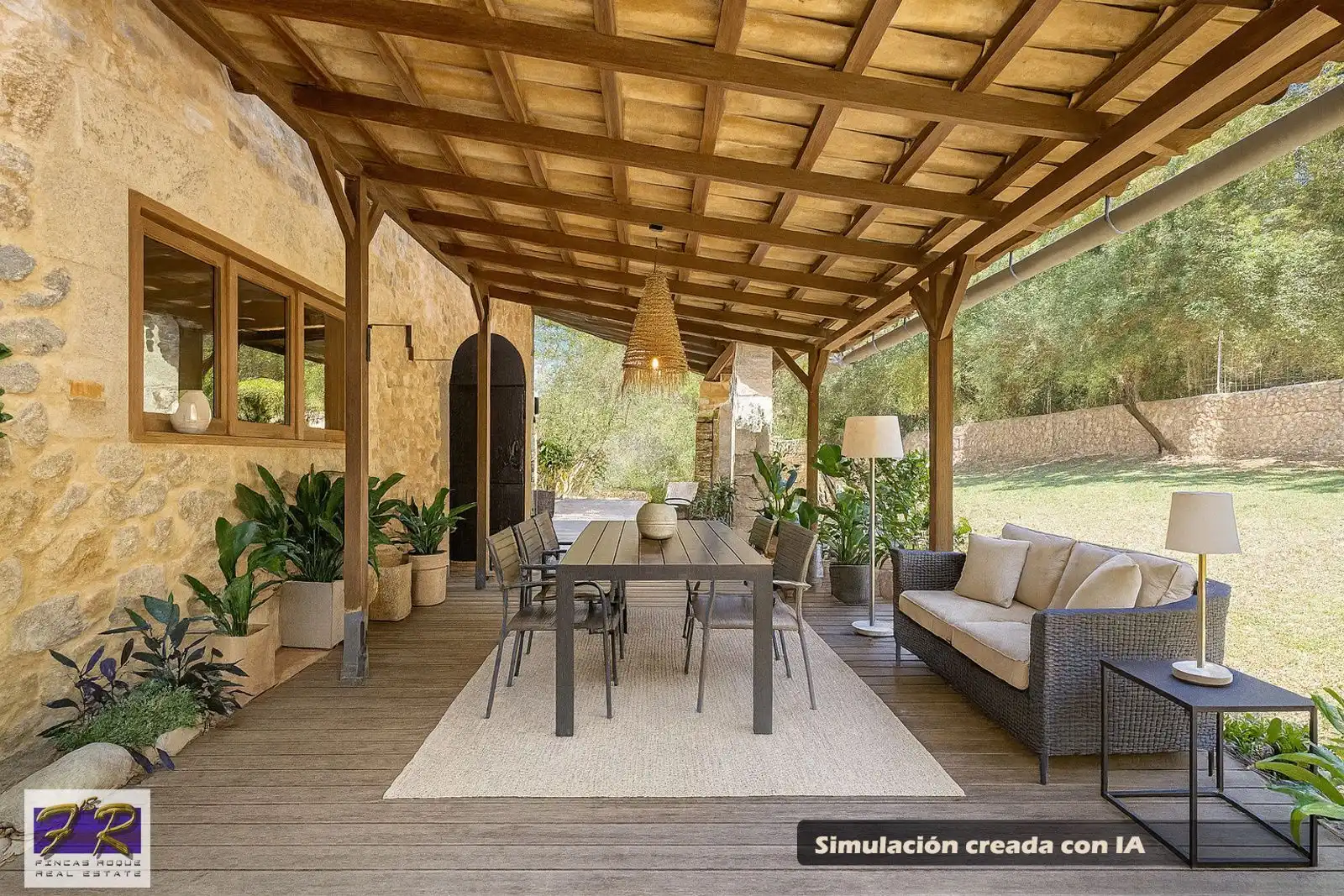 Terraza de Finca rústica en venta en Búger con Aire acondicionado, Terraza y Trastero