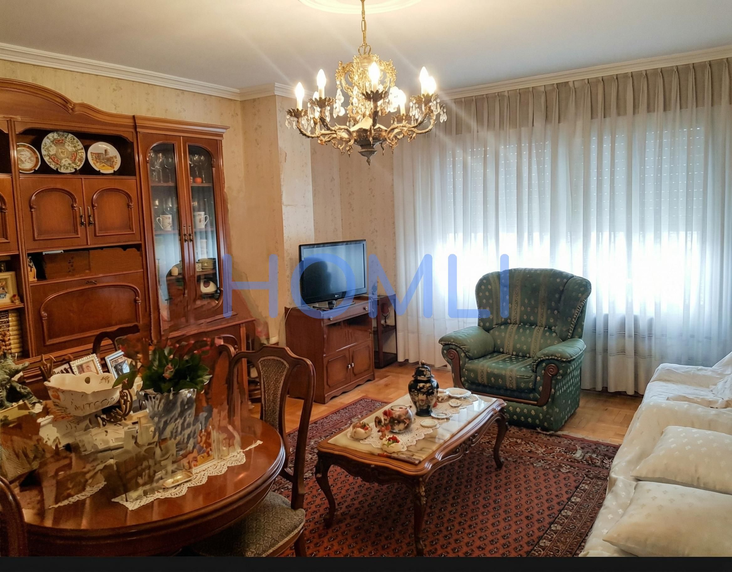 Living room of Apartment for sale in Gijón   with Storage room and Furnished