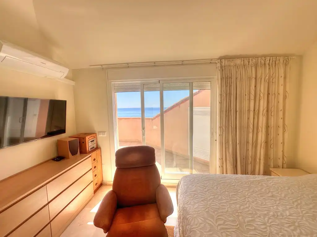 Schlafzimmer von Maisonette zum Verkauf in Torrox mit Klimaanlage, Heizung und Terrasse