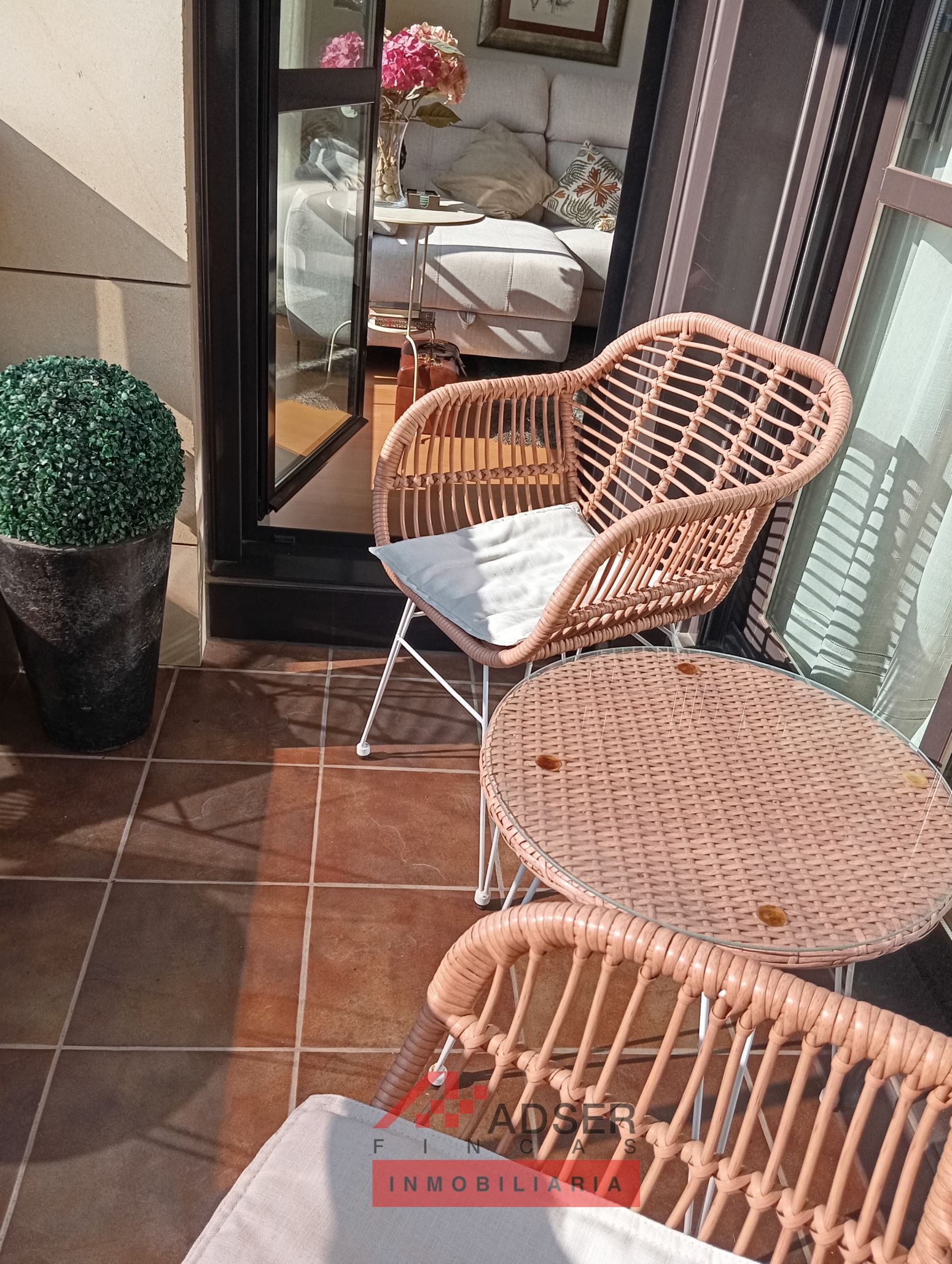 Terrace of Flat for sale in  Logroño  with Air Conditioner, Heating and Private garden