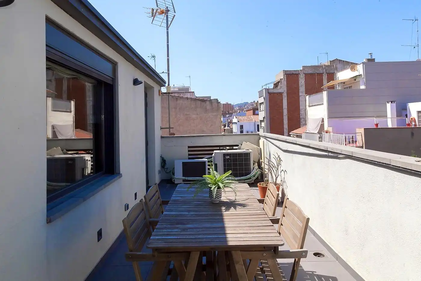Terrassa de Casa o xalet en venda en Badalona amb Aire condicionat, Calefacció i Parquet