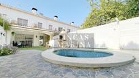 Exterior view of Single-family semi-detached for sale in Castelldefels  with Air Conditioner, Heating and Private garden