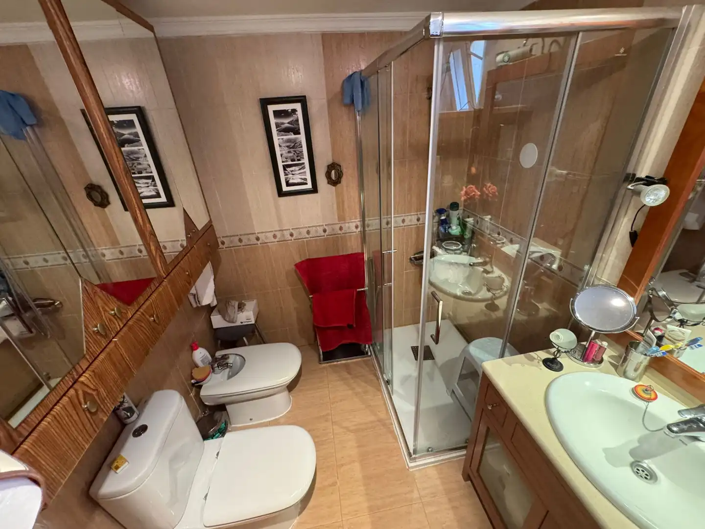 Baño de Casa o chalet en venta en Onil con Aire acondicionado, Jardín privado y Piscina