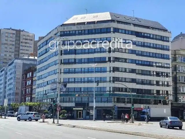 Vista exterior de Oficina de alquiler en A Coruña Capital  con Aire acondicionado