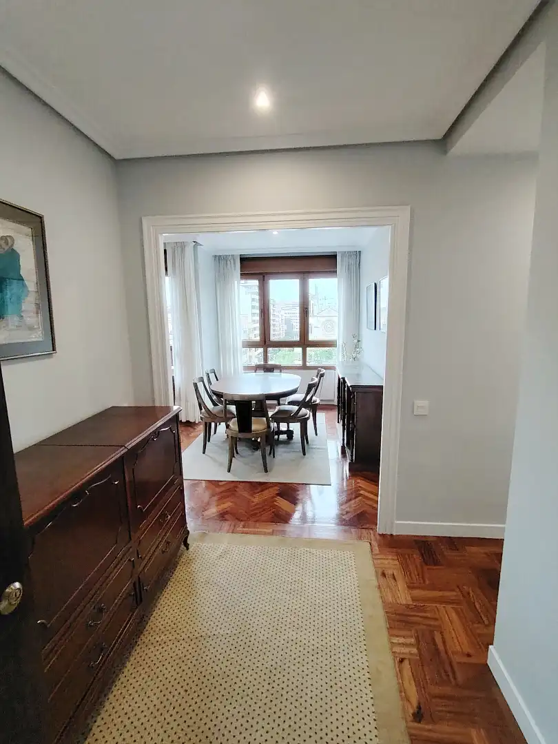 Comedor de Piso de alquiler en Gijón  con Calefacción, Parquet y Terraza