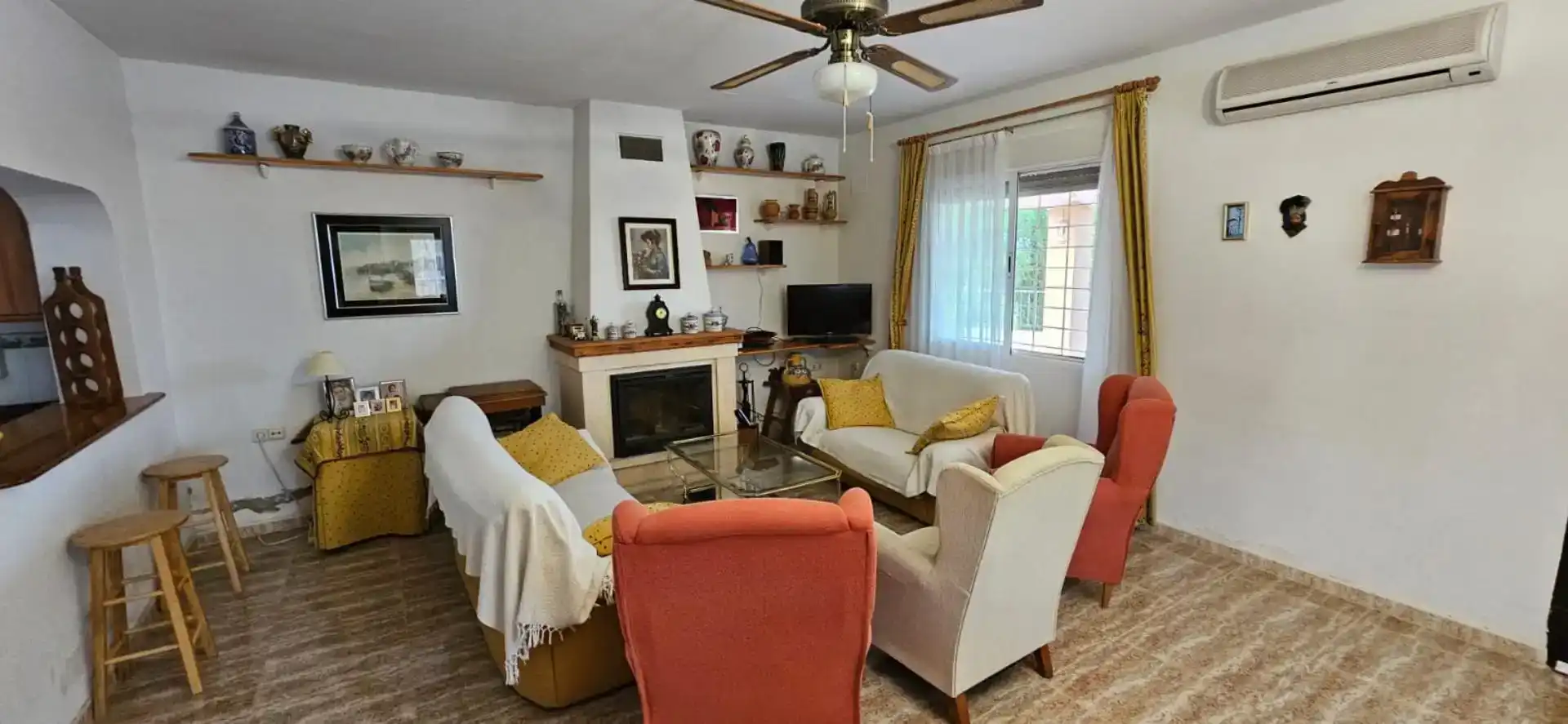 Sala de estar de Casa o chalet en venta en Fortuna con Aire acondicionado y Piscina