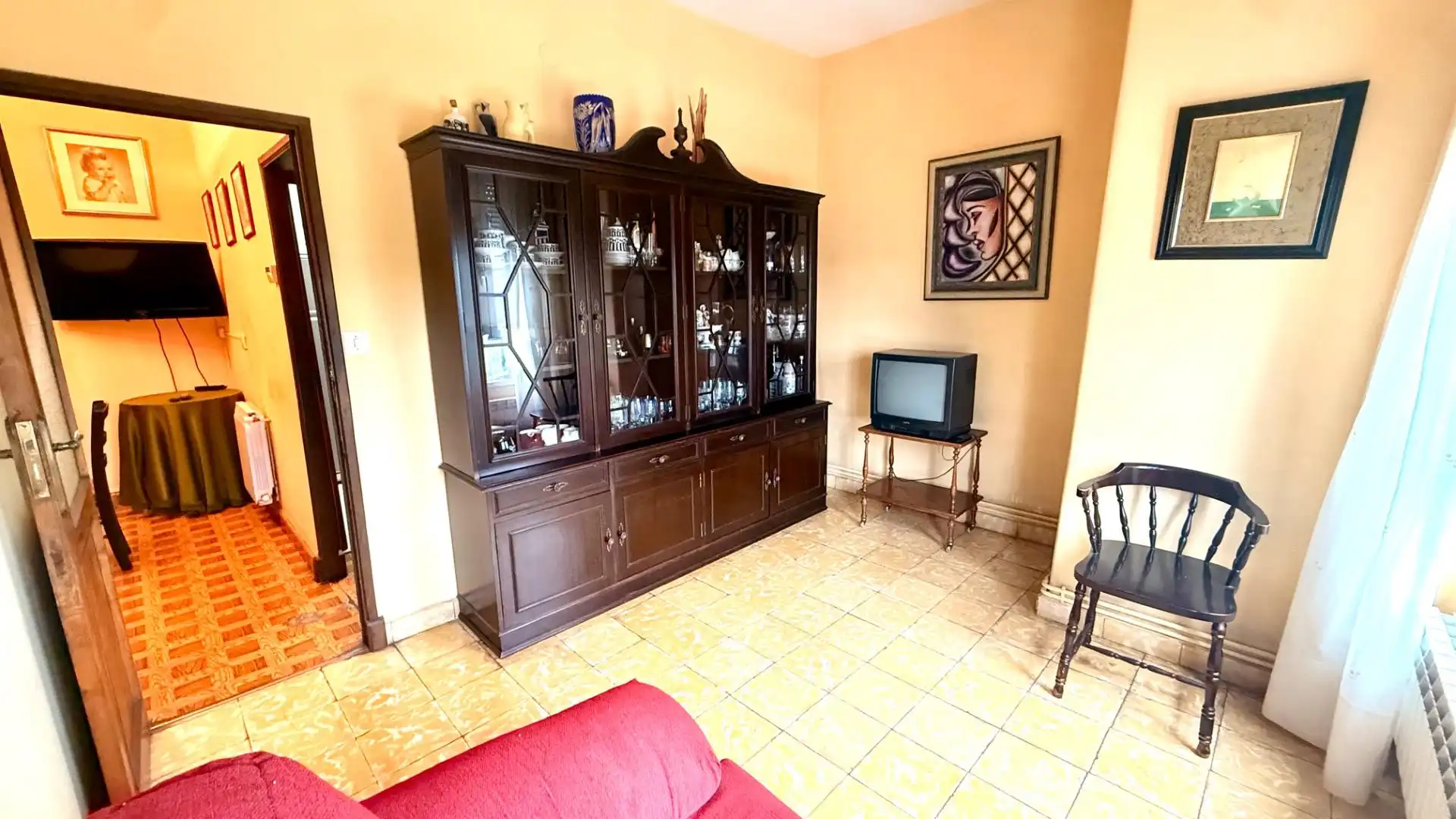 Sala d'estar de Casa o xalet en venda en Ourense Capital  amb Aire condicionat, Calefacció i Moblat