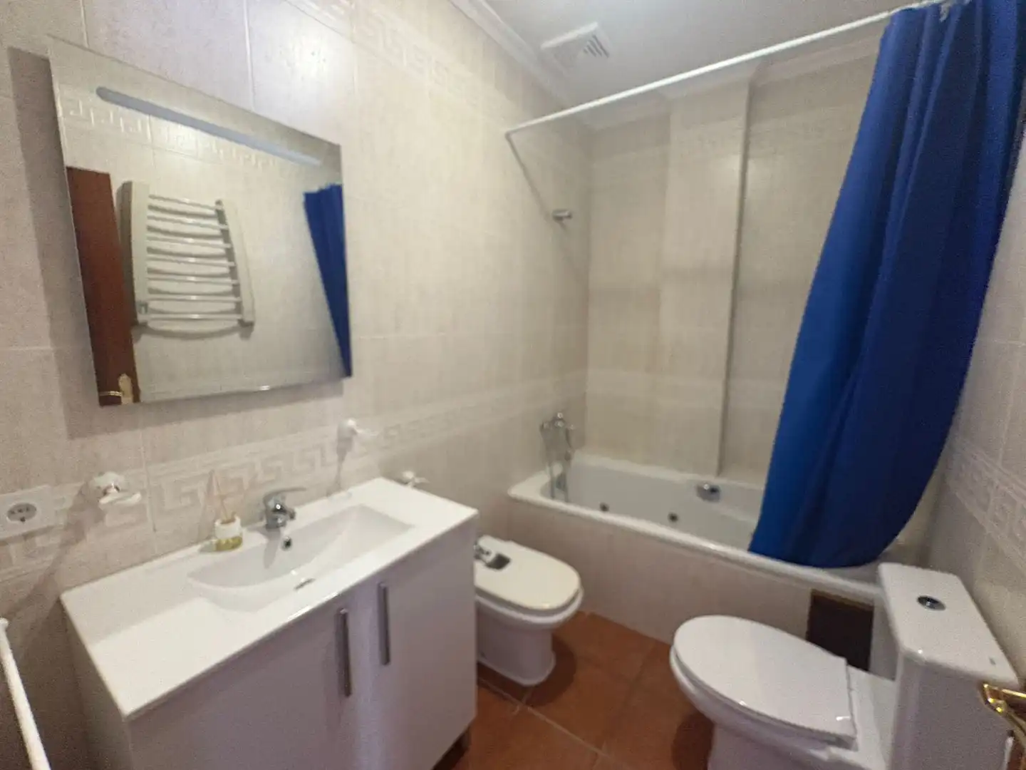 Bany de Casa o xalet de lloguer en Aljaraque amb Terrassa i Moblat