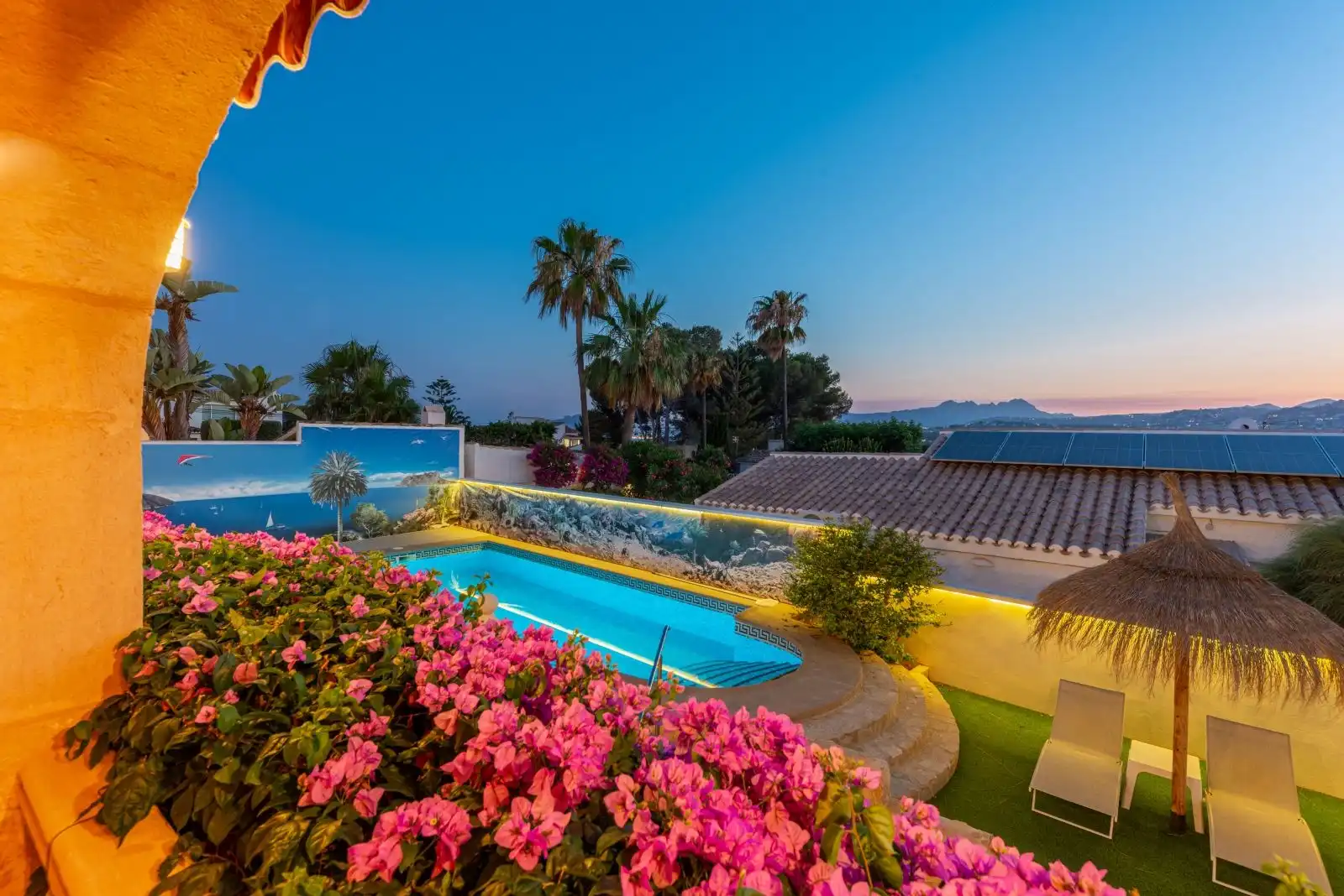Piscina de Casa o chalet en venta en Moraira con Aire acondicionado, Calefacción y Terraza