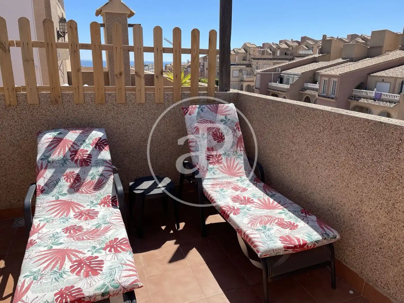 Terrace of Duplexes for rent in Santa Pola  with Air Conditioner, Heating and Private garden