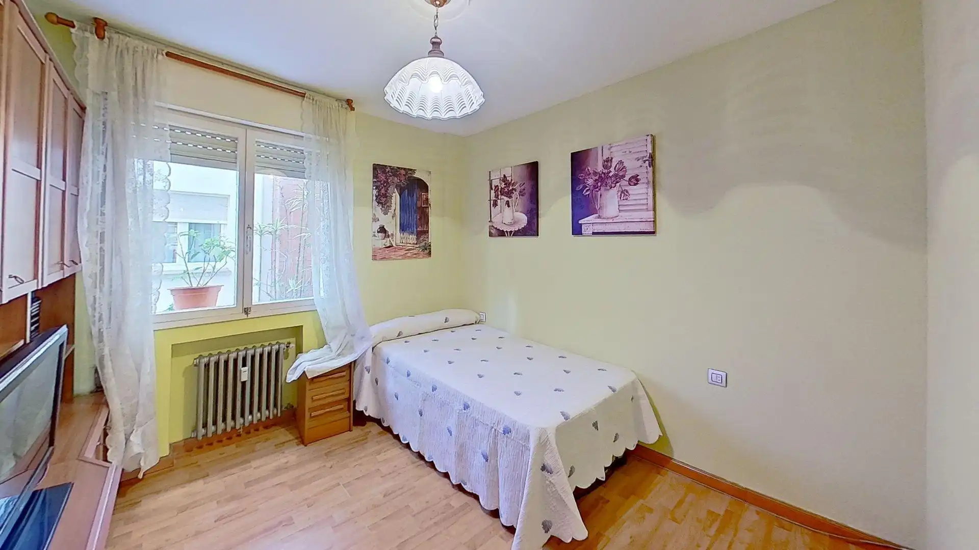 Schlafzimmer von Wohnung zum Verkauf in Gijón  mit Heizung, Parkett und Terrasse