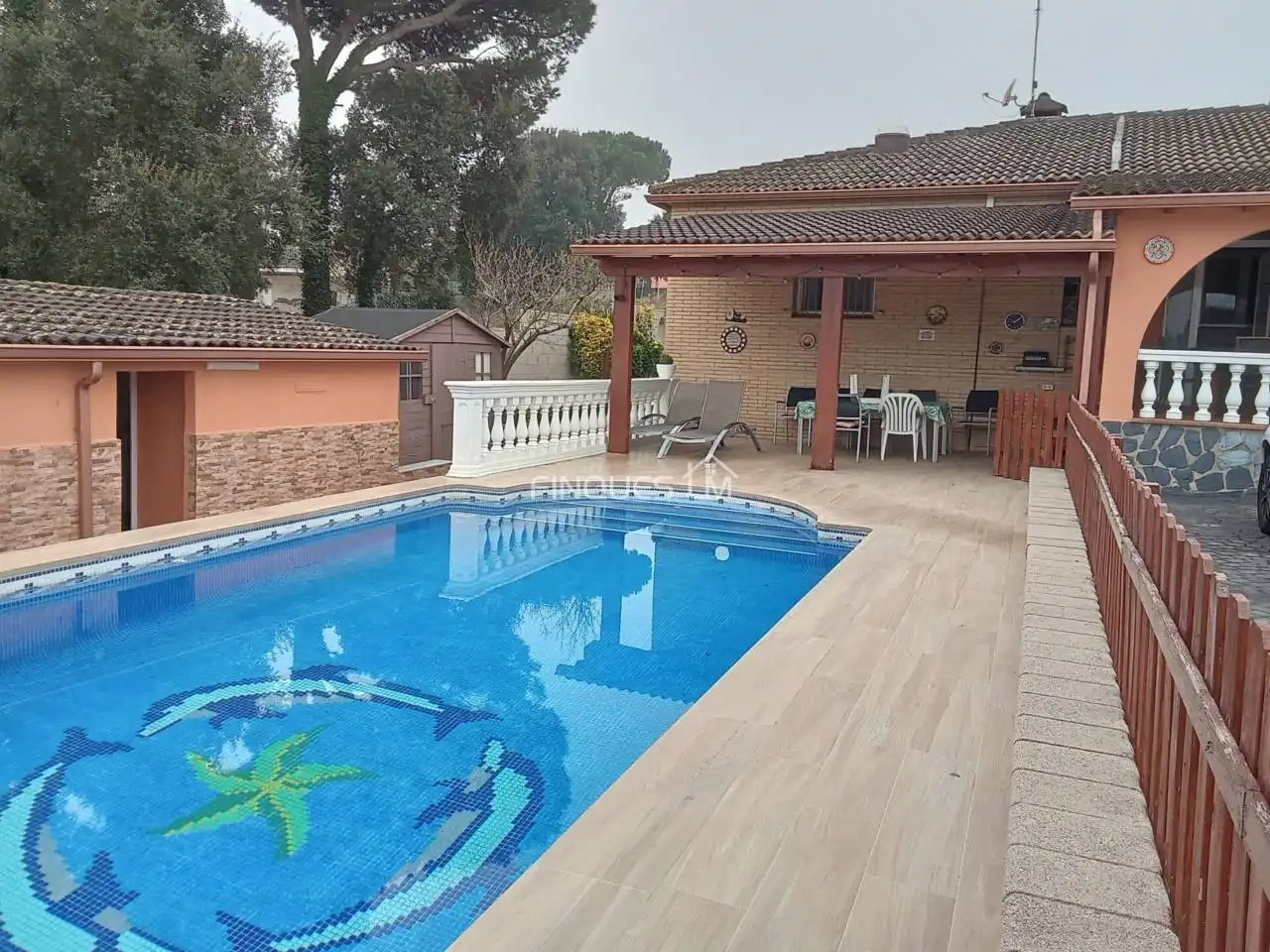 Piscina de Casa o chalet en venta en Vidreres con Aire acondicionado, Jardín privado y Terraza
