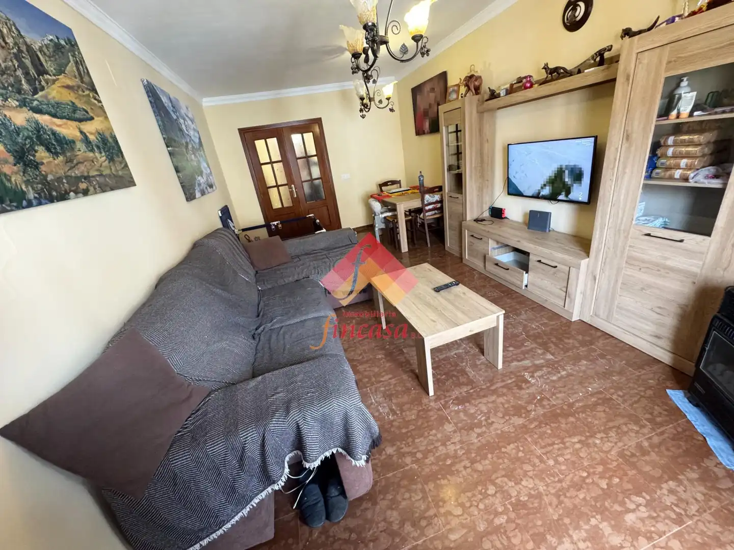 Living room of Flat for sale in Ronda  with Balcony