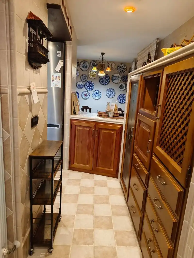 Cocina de Casa o chalet en venta en Bustarviejo con Calefacción, Parquet y Terraza