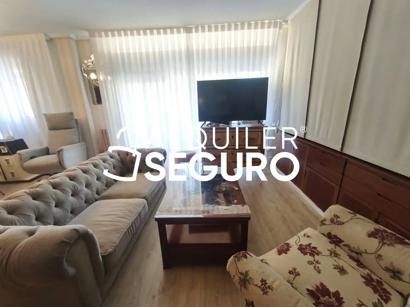 Sala d'estar de Pis de lloguer en Zaragoza amb Aire condicionat, Calefacció i Terrassa