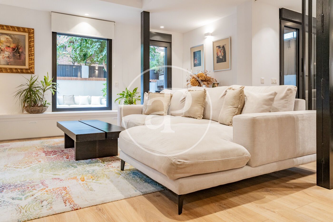 Living room of Single-family semi-detached for sale in Pozuelo de Alarcón  with Heating, Private garden and Terrace
