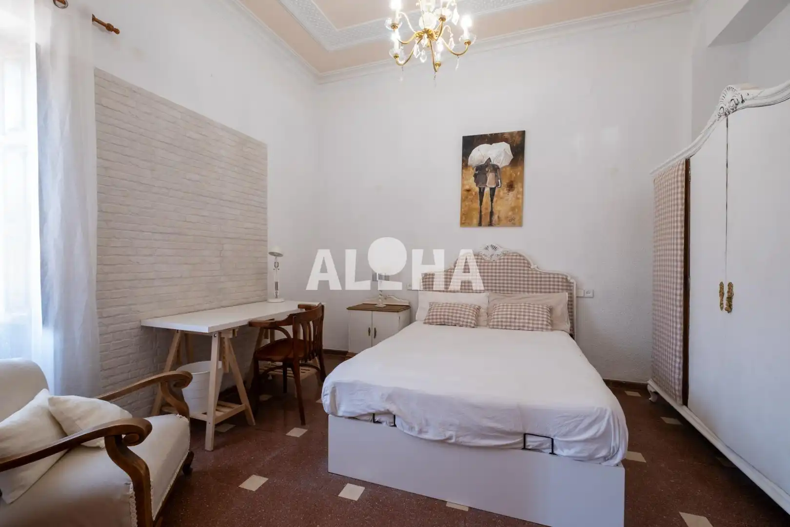 Bedroom of Apartments for rent in Moncada  with Terrace and Furnished