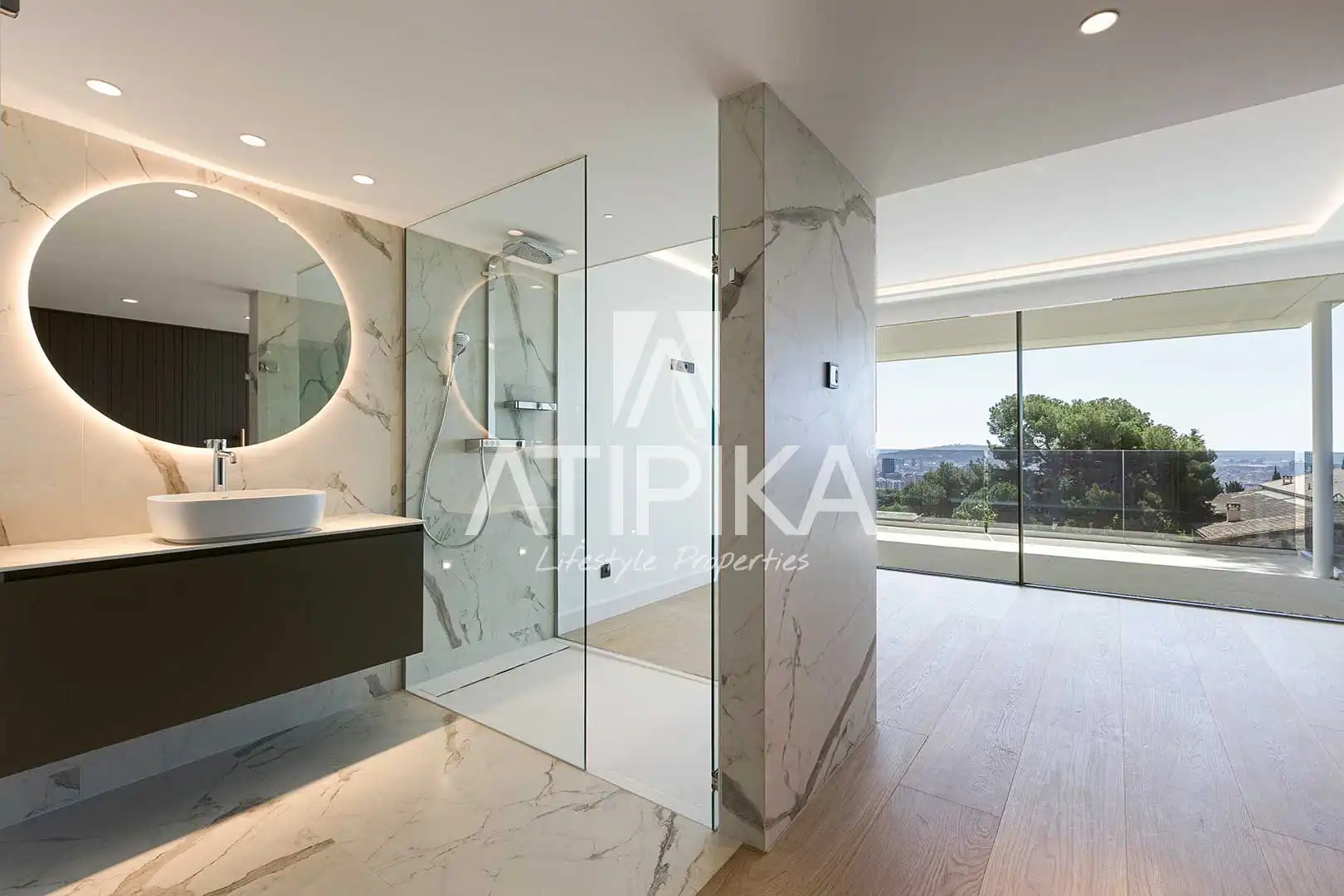 Baño de Casa o chalet en venta en Barcelona con Aire acondicionado, Calefacción y Terraza