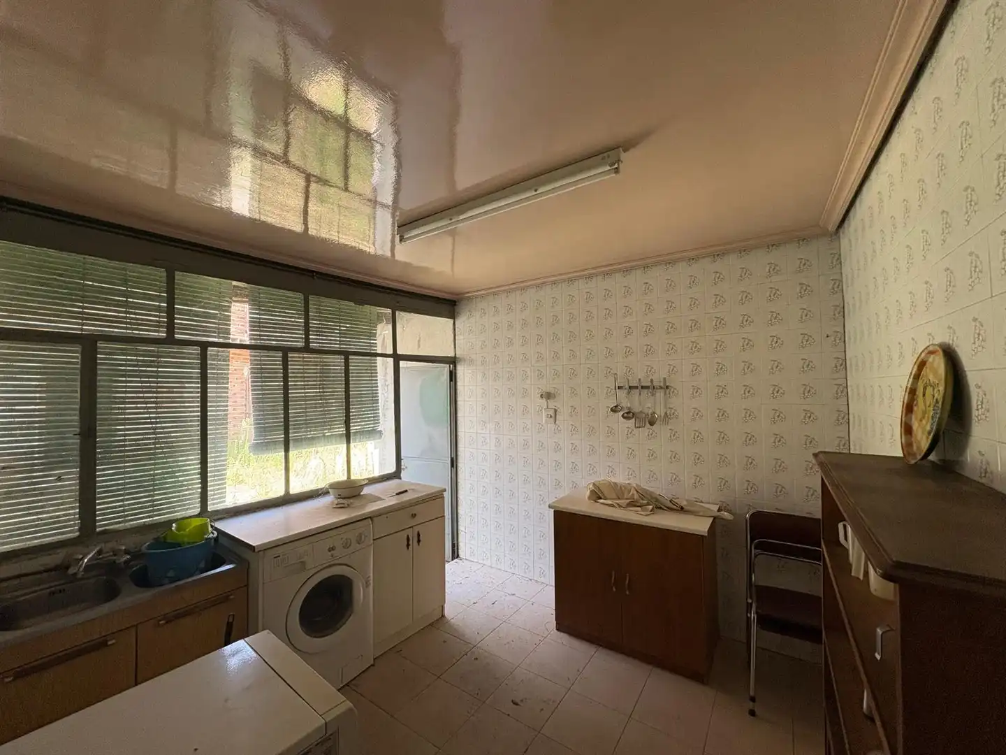 Cocina de Finca rústica en venta en Íscar con Calefacción, Jardín privado y Trastero