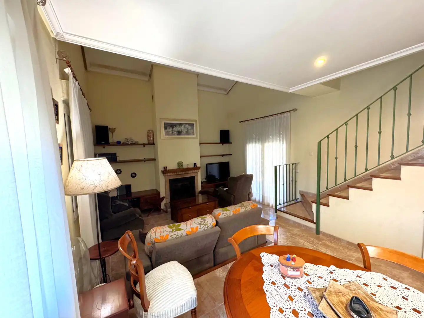 Sala d'estar de Casa o xalet en venda en San Javier amb Aire condicionat, Jardí privat i Terrassa