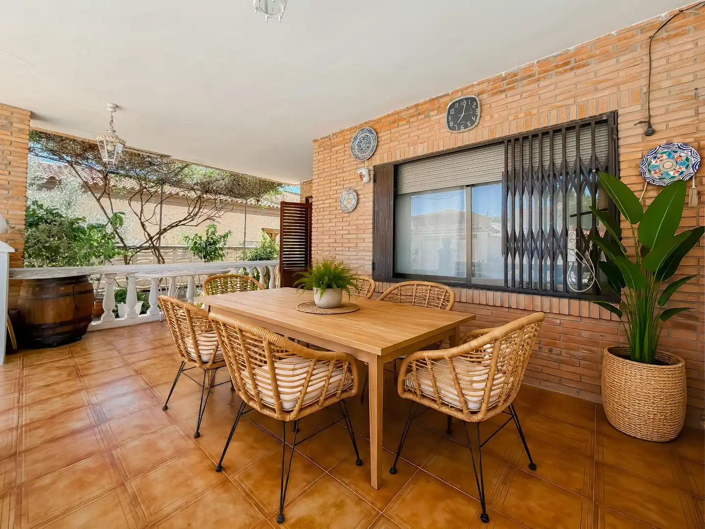Terrassa de Casa o xalet en venda en L'Eliana amb Aire condicionat, Jardí privat i Terrassa