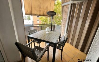 Balcony of Flat for sale in Terrassa  with Air Conditioner, Heating and Furnished