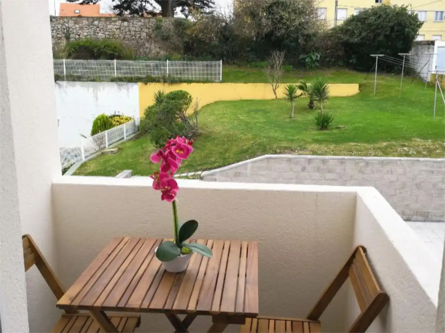 Terrasse von Wohnung zur Miete in Suances mit Privatgarten, Parkett und Abstellraum