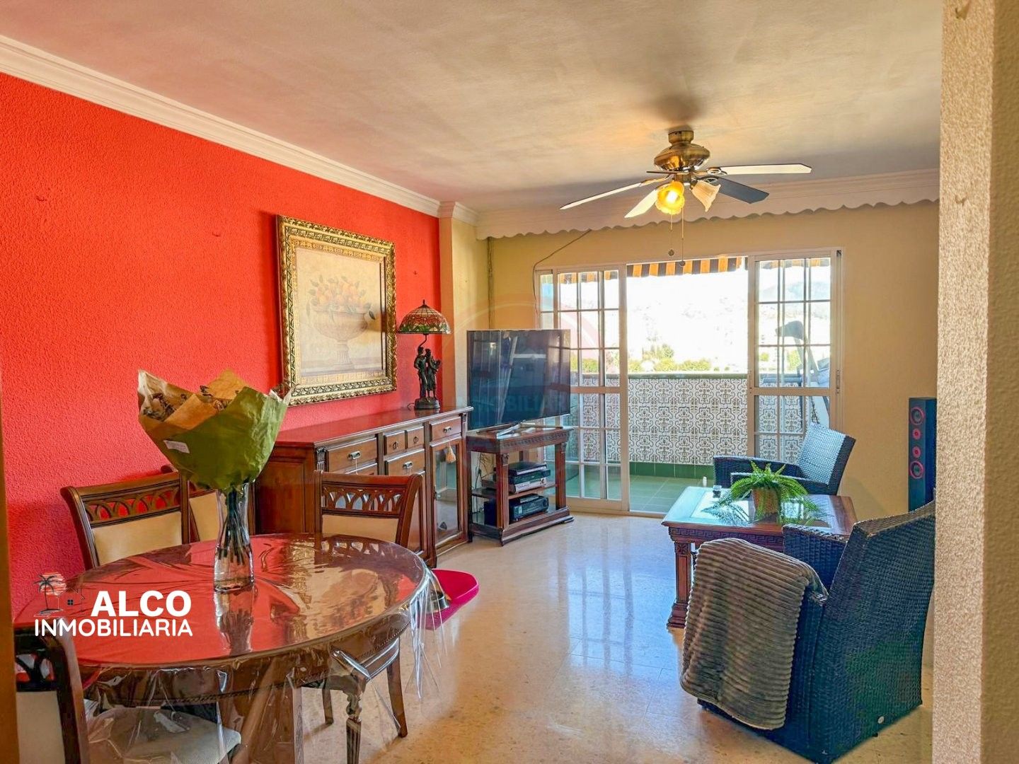 Sala de estar de Piso en venta en Málaga Capital con Aire acondicionado y Terraza