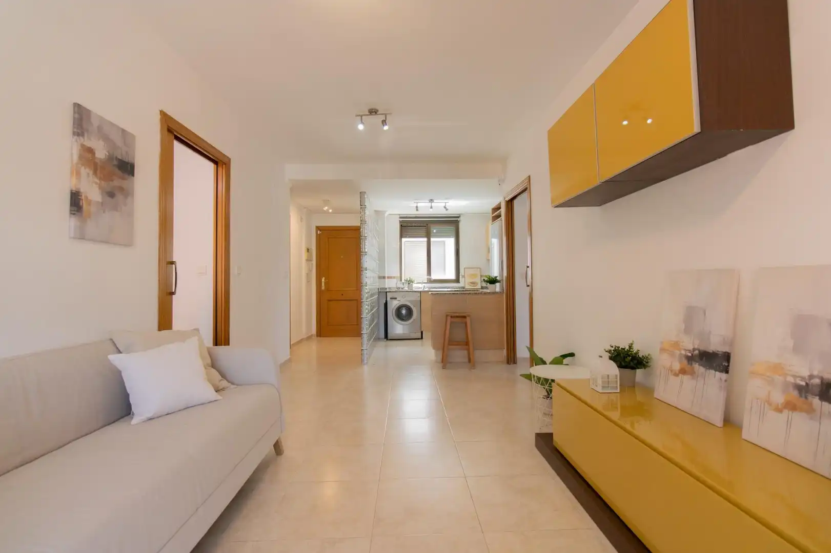 Sala de estar de Apartamento en venta en Estivella con Amueblado y Balcón