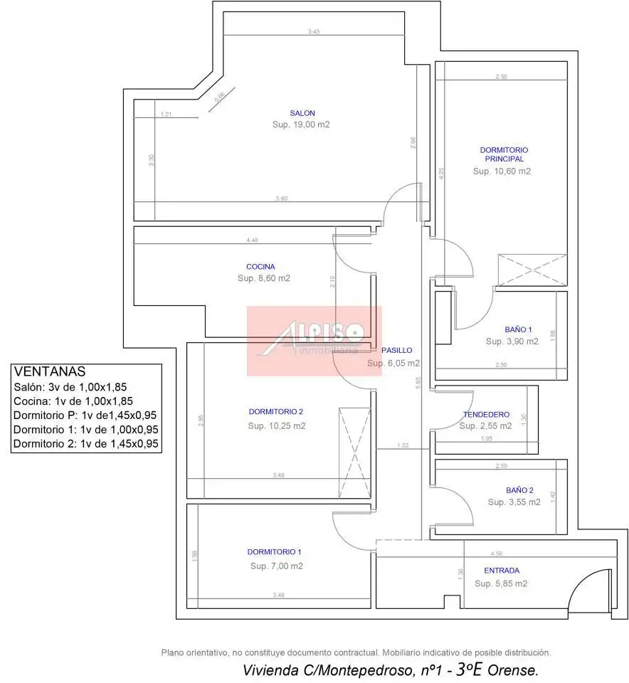 Wohnung zum Verkauf in Ourense Capital  mit Heizung und Möbliert