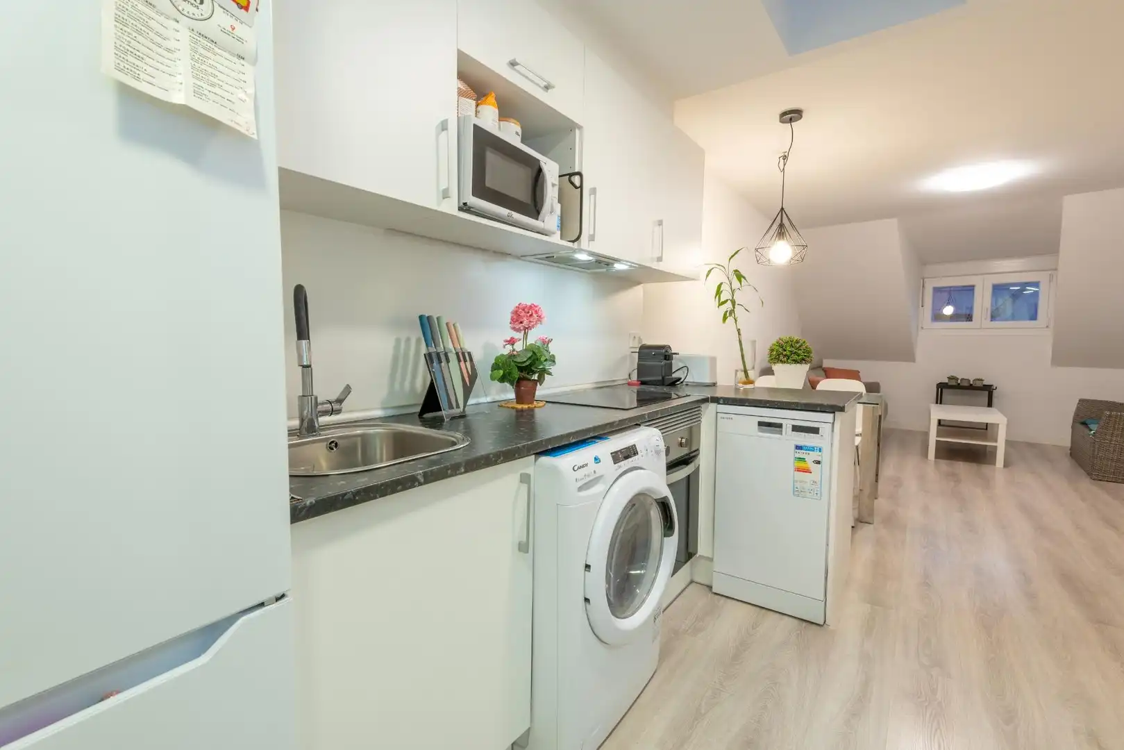 Kitchen of Flat for rent in Boadilla del Monte  with Heating, Private garden and Storage room