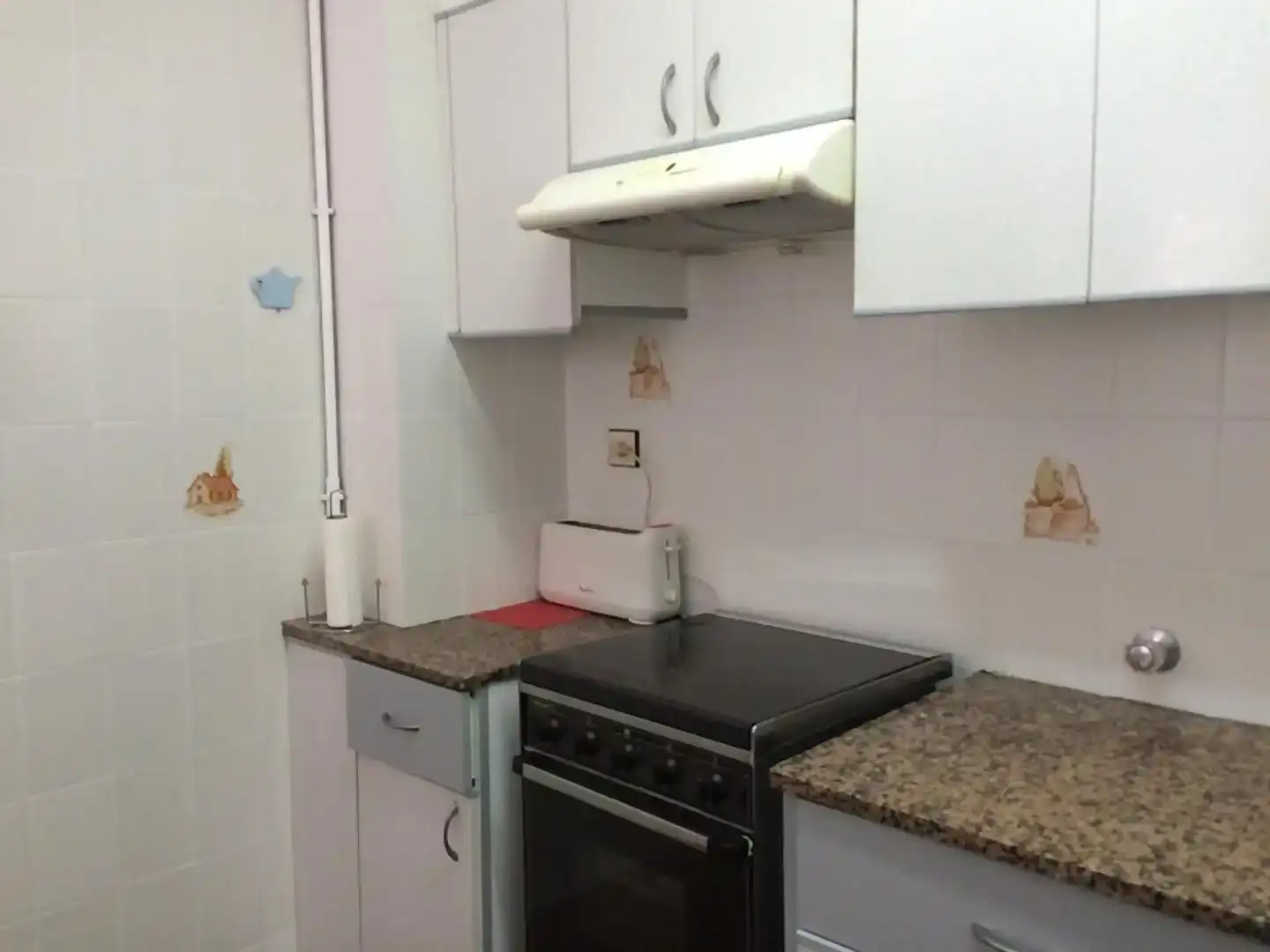 Cocina de Ático para compartir en Barcelona con Aire acondicionado, Amueblado y Horno