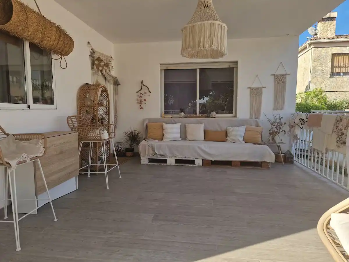 Sala d'estar de Casa o xalet de lloguer en Castellón de la Plana / Castelló de la Plana amb Aire condicionat, Calefacció i Jardí privat