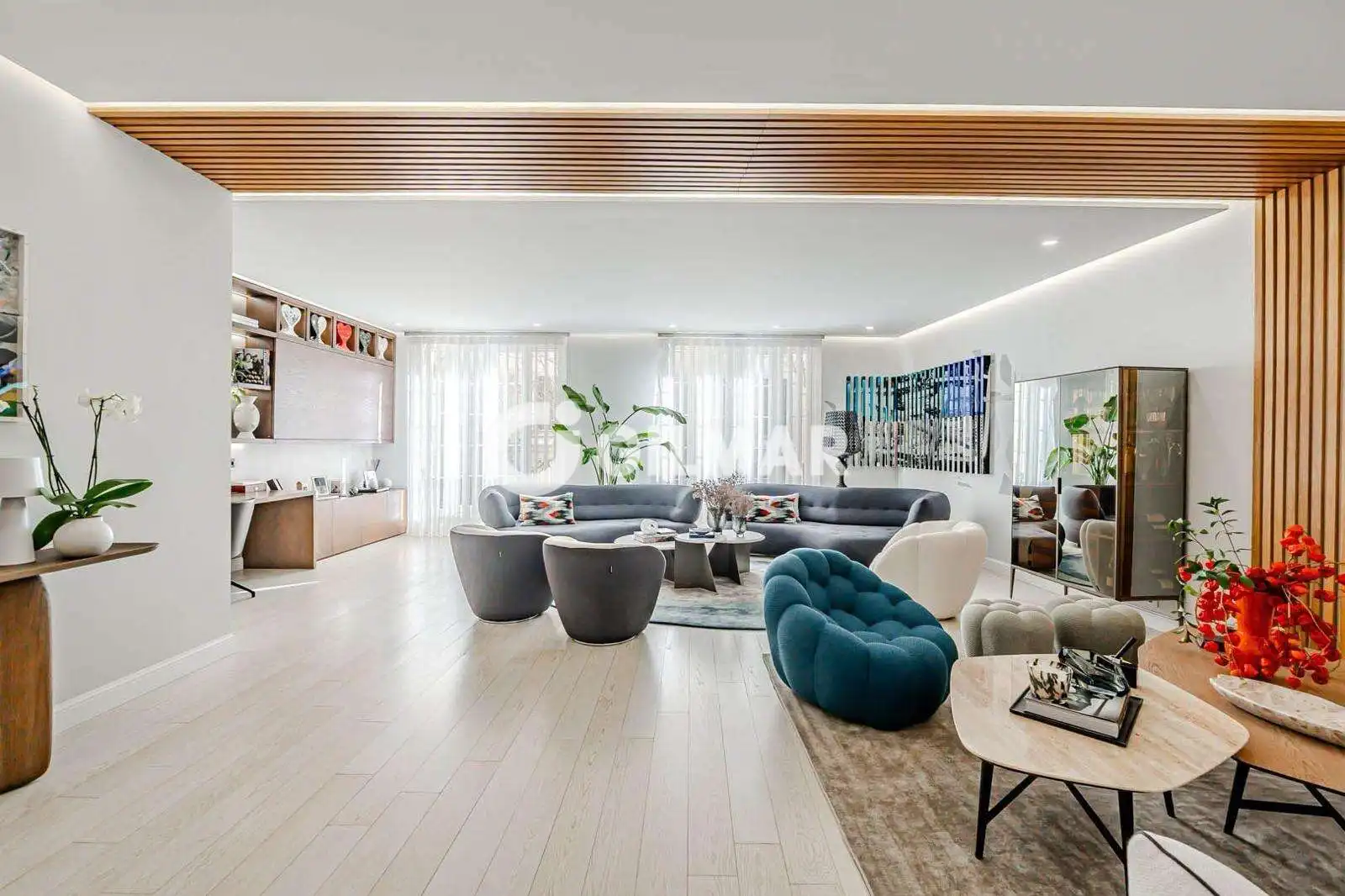 Sala de estar de Piso en venta en Barrio de Salamanca