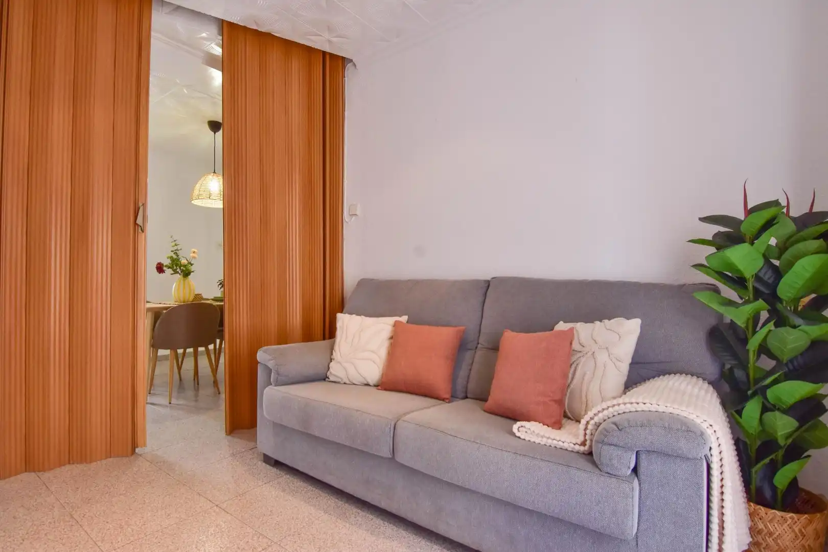 Wohnzimmer von Wohnung zum Verkauf in Puçol mit Klimaanlage, Terrasse und Balkon