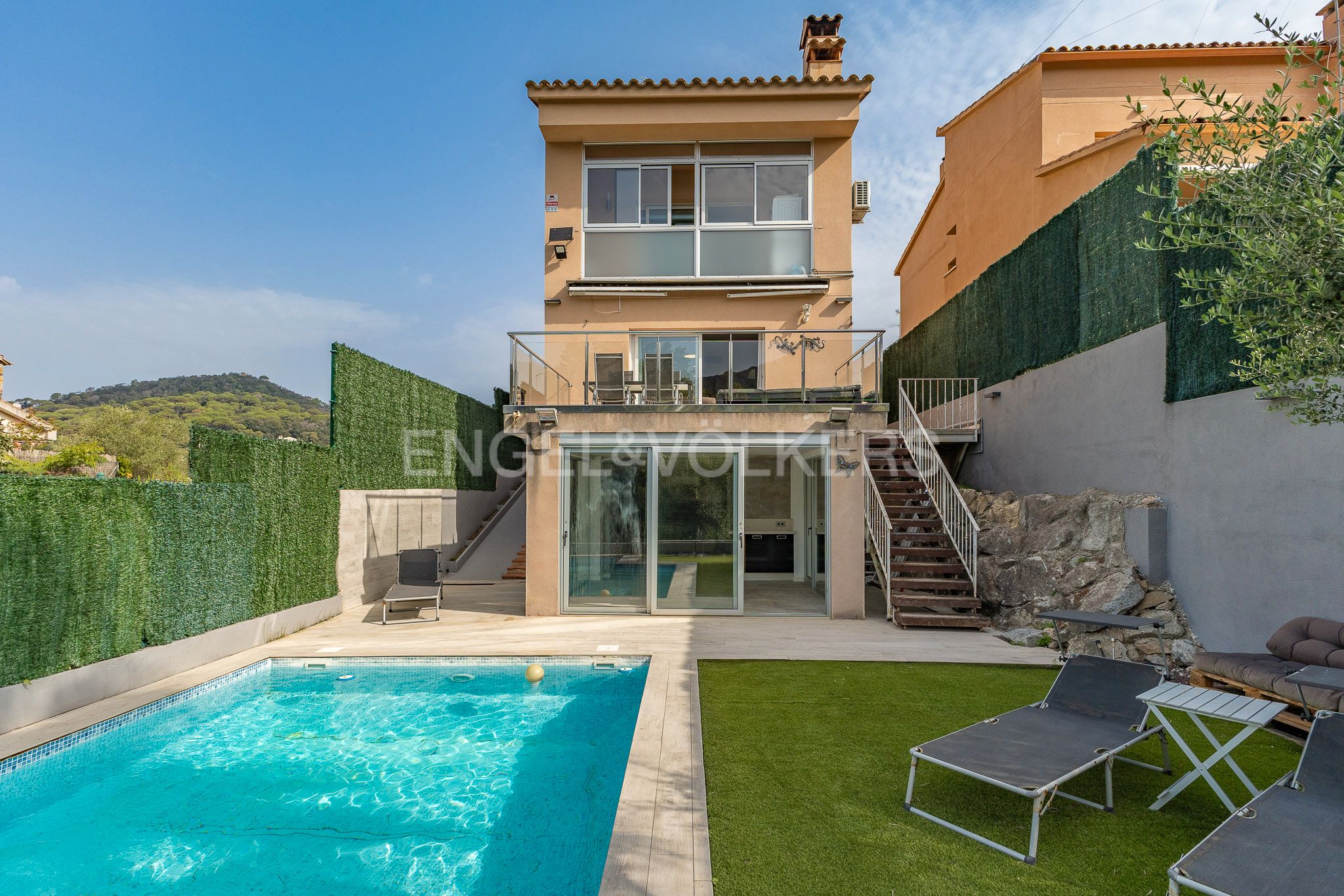 Vista exterior de Casa o xalet en venda en Dosrius amb Aire condicionat, Calefacció i Jardí privat