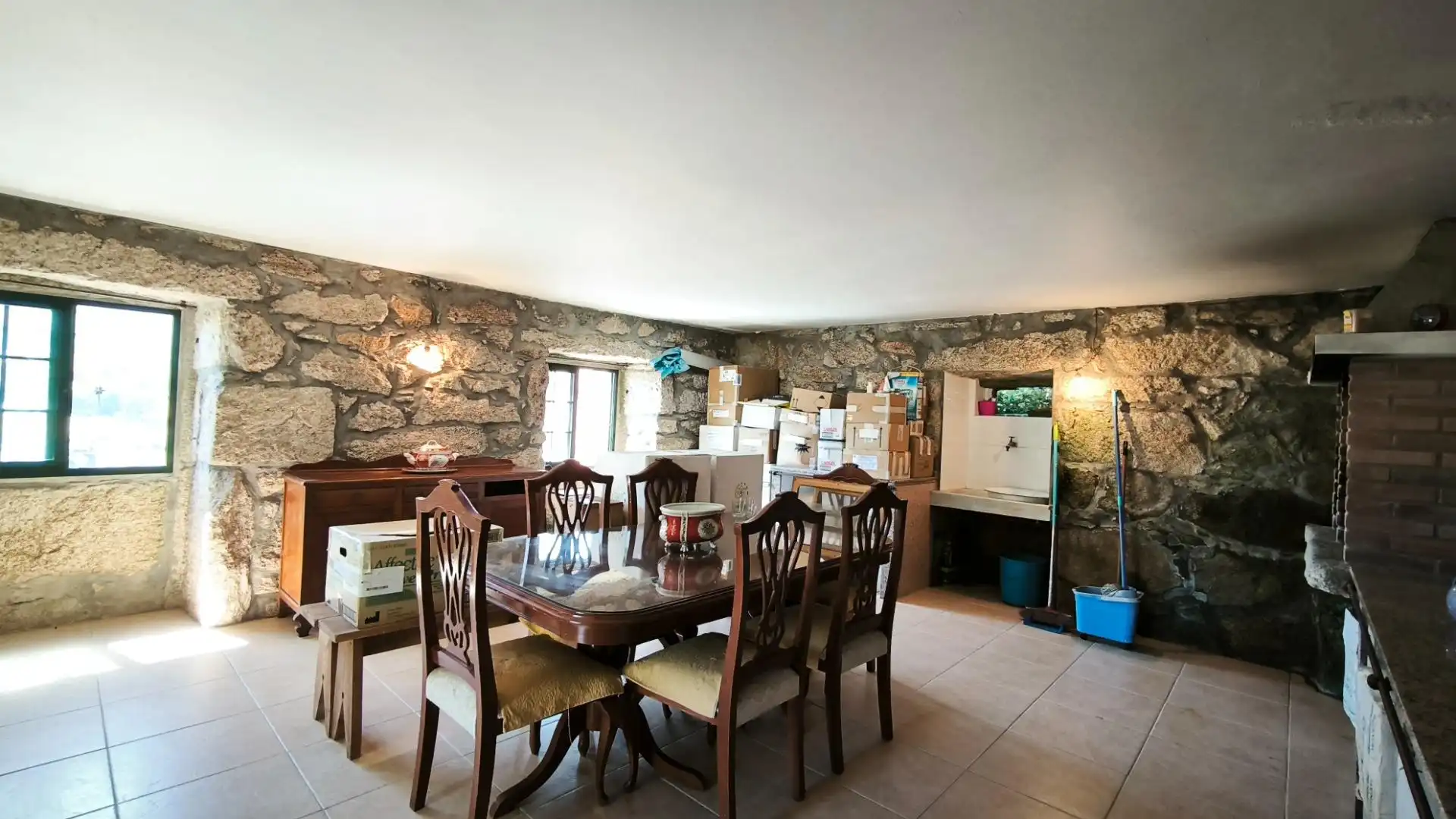 Comedor de Casa o chalet en venta en A Lama   con Calefacción, Trastero y Balcón