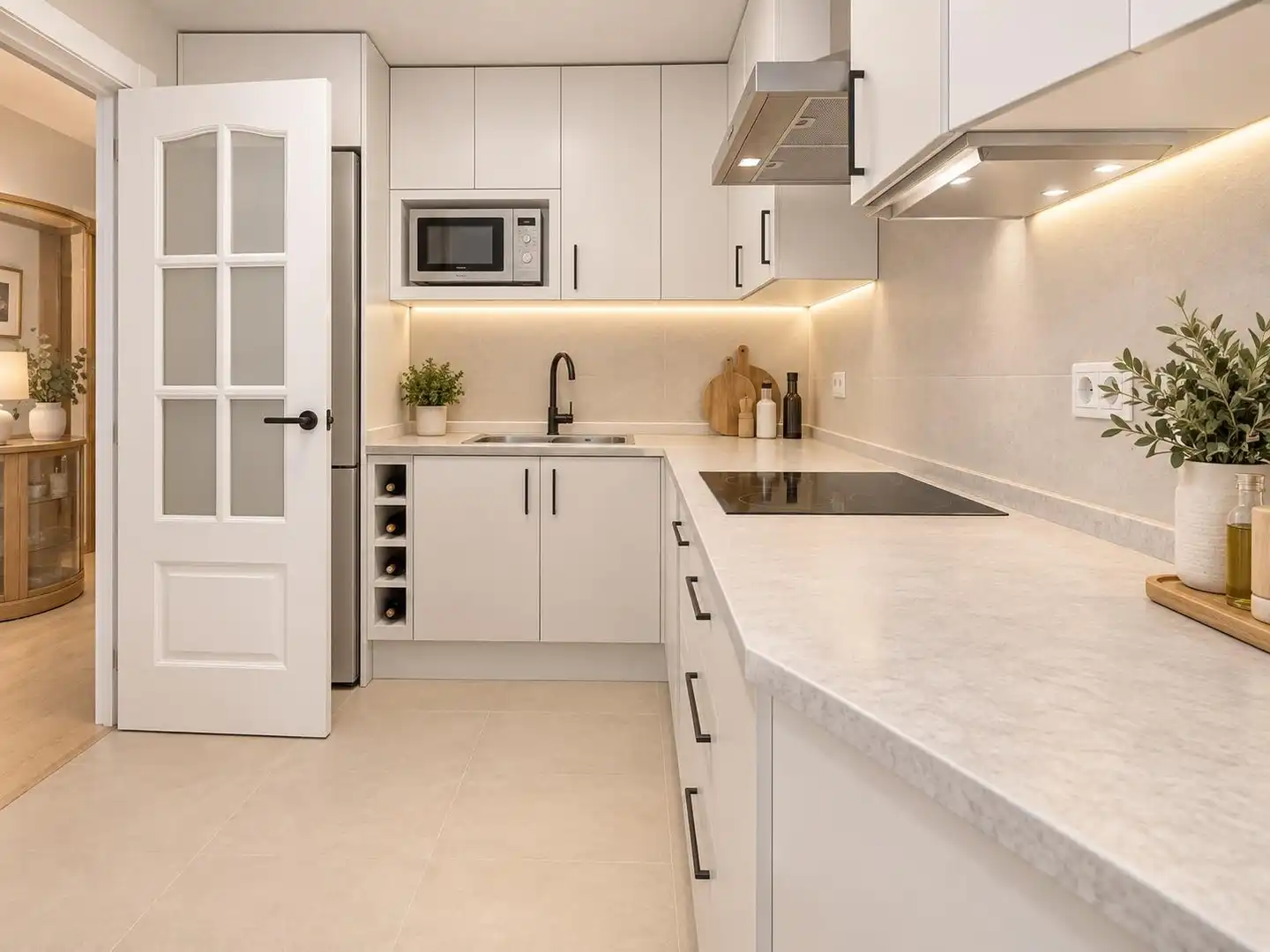 Kitchen of Flat for sale in Alcobendas  with Air Conditioner, Heating and Terrace