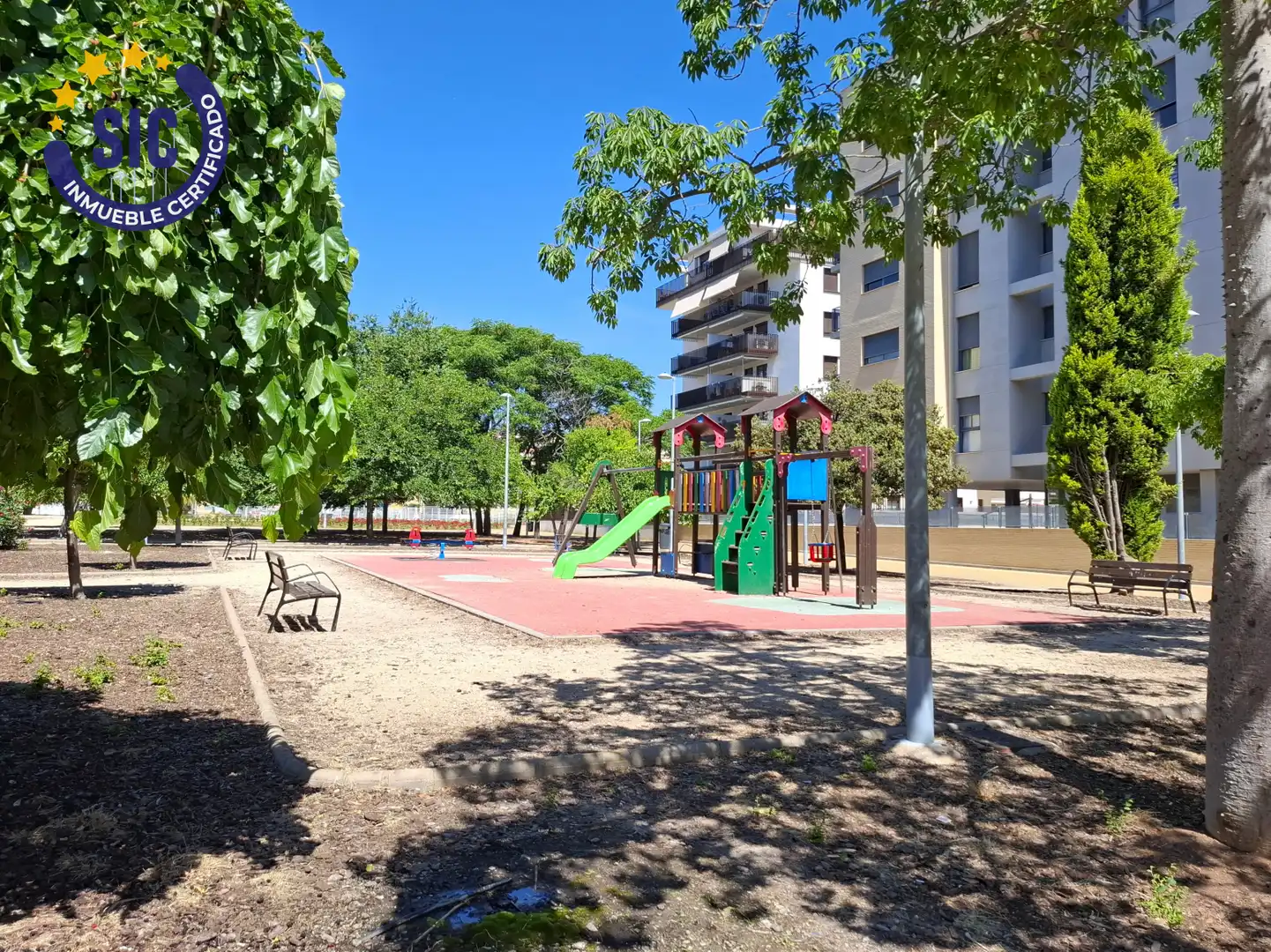 Parking of Flat for sale in Castellón de la Plana / Castelló de la Plana  with Air Conditioner, Heating and Private garden