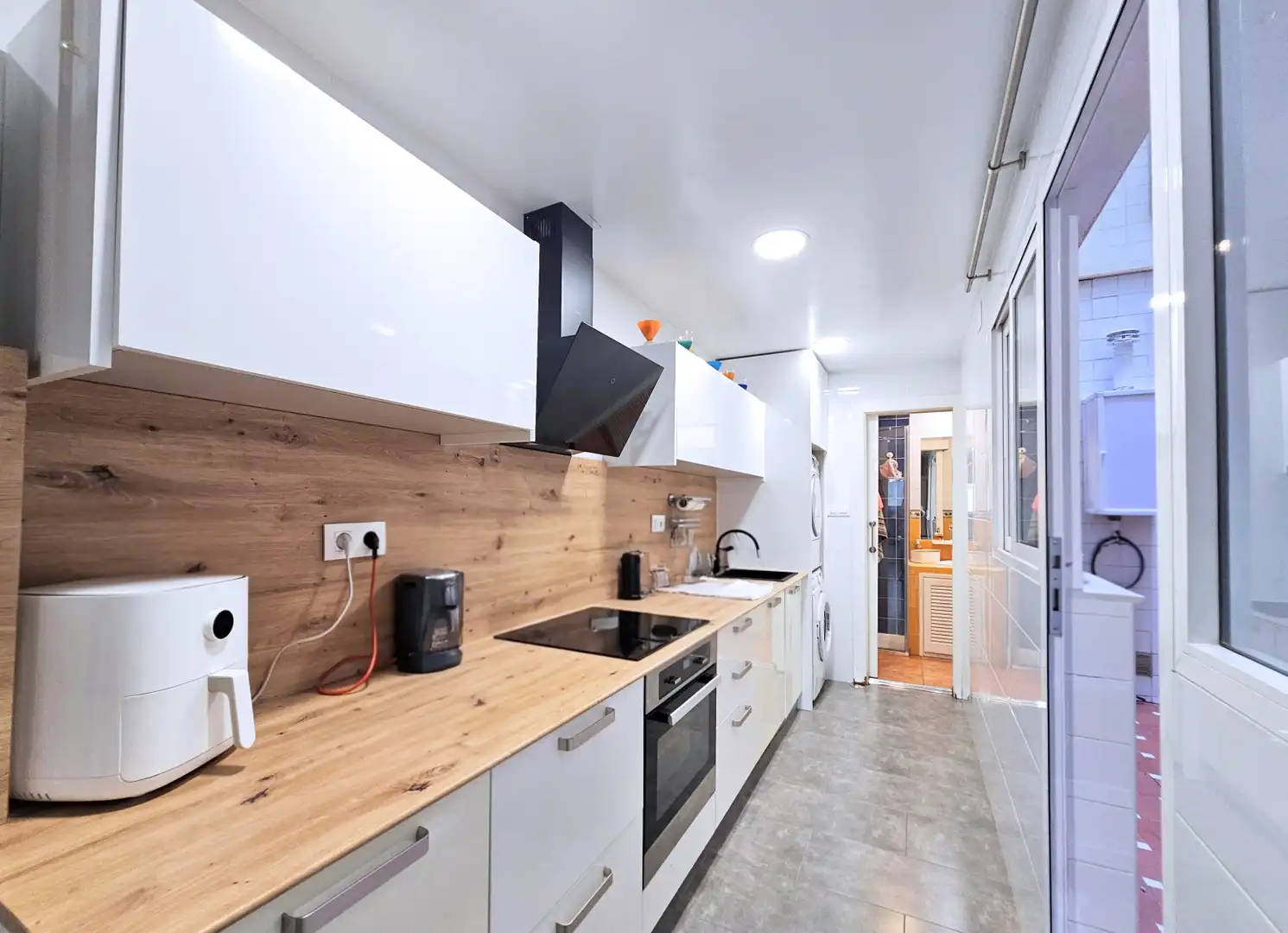 Kitchen of Flat for sale in Cartagena  with Parquet flooring