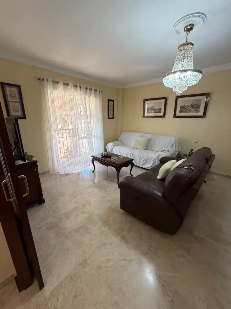 Sala d'estar de Casa adosada en venda en San Fernando amb Aire condicionat, Terrassa i Traster