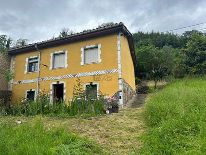 Vista exterior de Casa o xalet en venda en Mieres (Asturias) amb Calefacció, Traster i Moblat