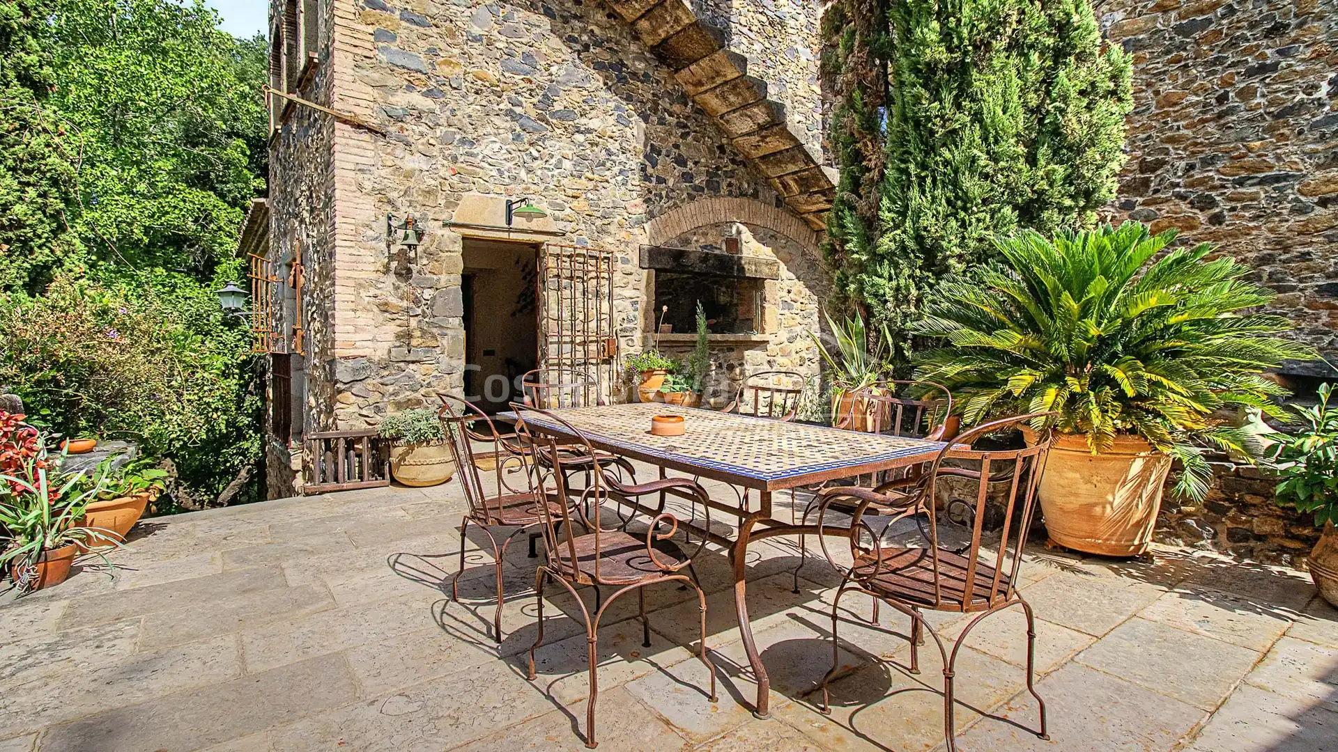 Terrassa de Finca rústica en venda en Sant Gregori amb Aire condicionat, Calefacció i Jardí privat