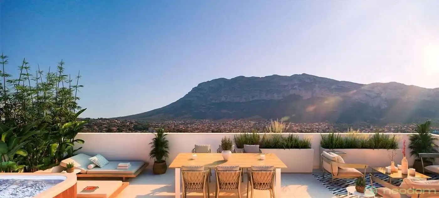 Terrasse von Wohnung zum Verkauf in Dénia