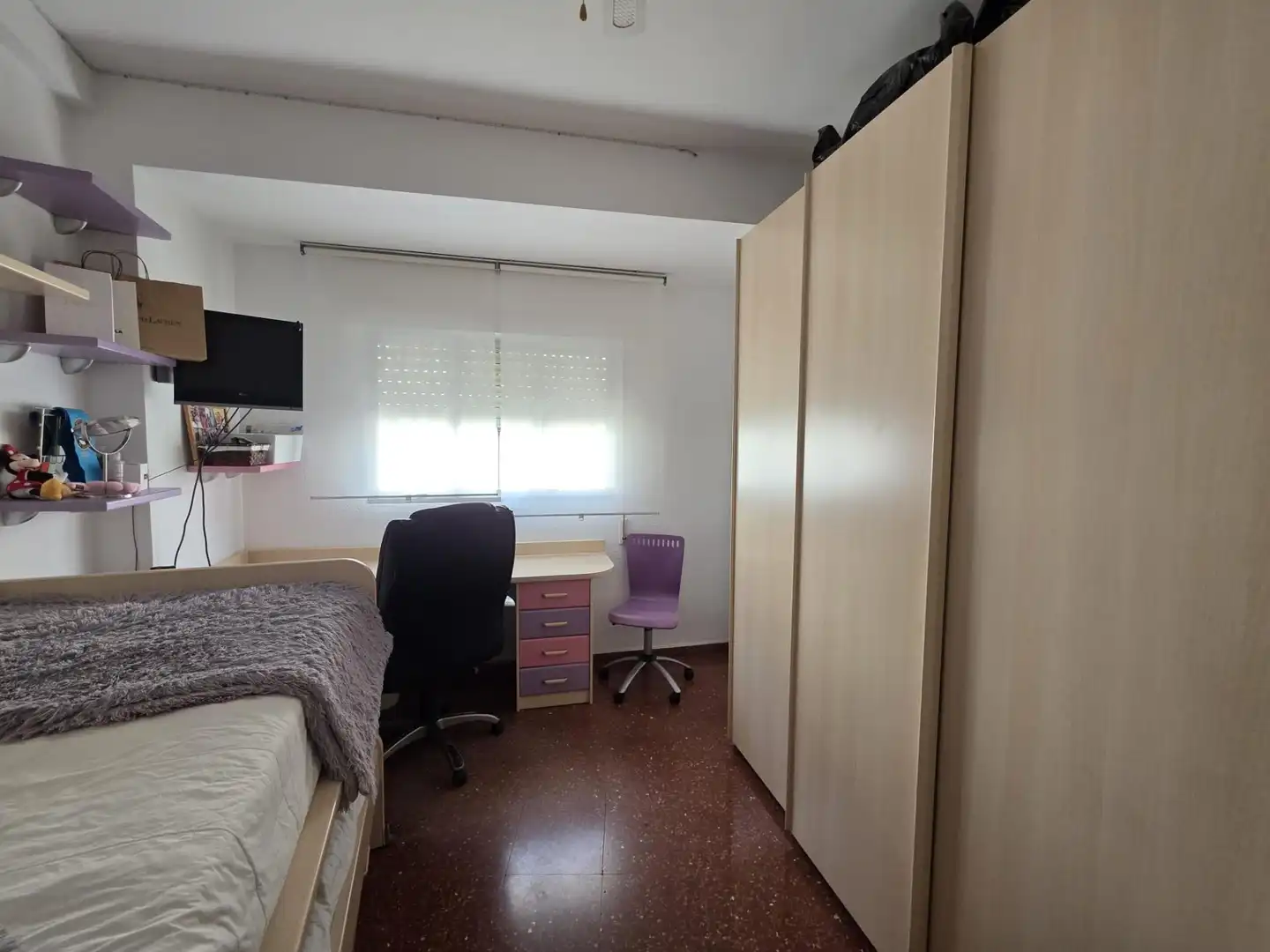 Bedroom of Flat for sale in Cuevas Bajas  with Air Conditioner, Heating and Furnished