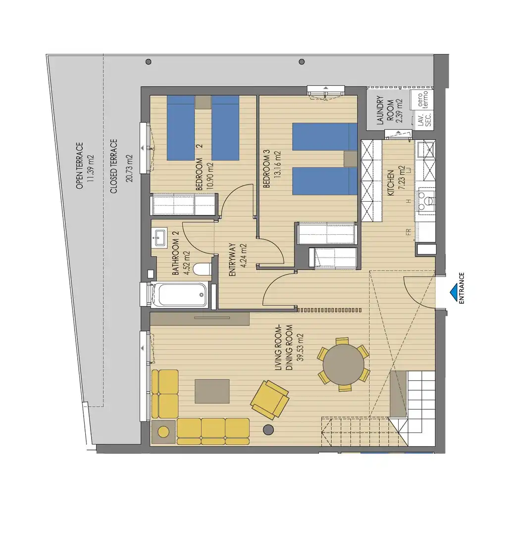 Apartamento en venta en Jávea / Xàbia con Aire acondicionado, Calefacción y Jardín privado
