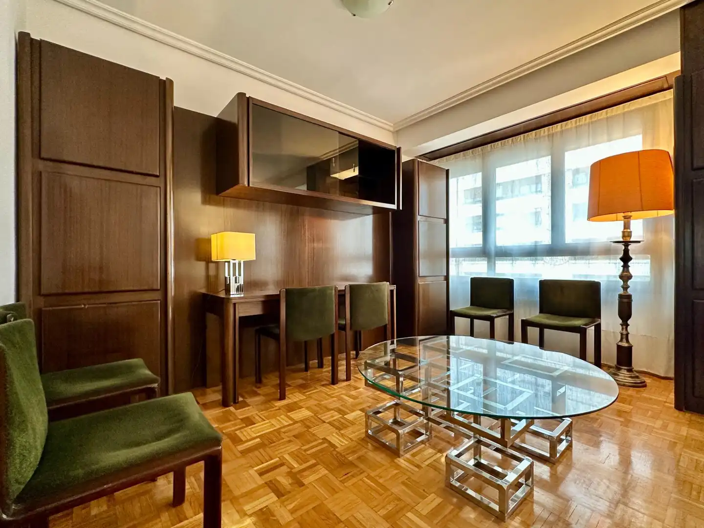 Living room of Flat for sale in  Pamplona / Iruña  with Heating and Parquet flooring