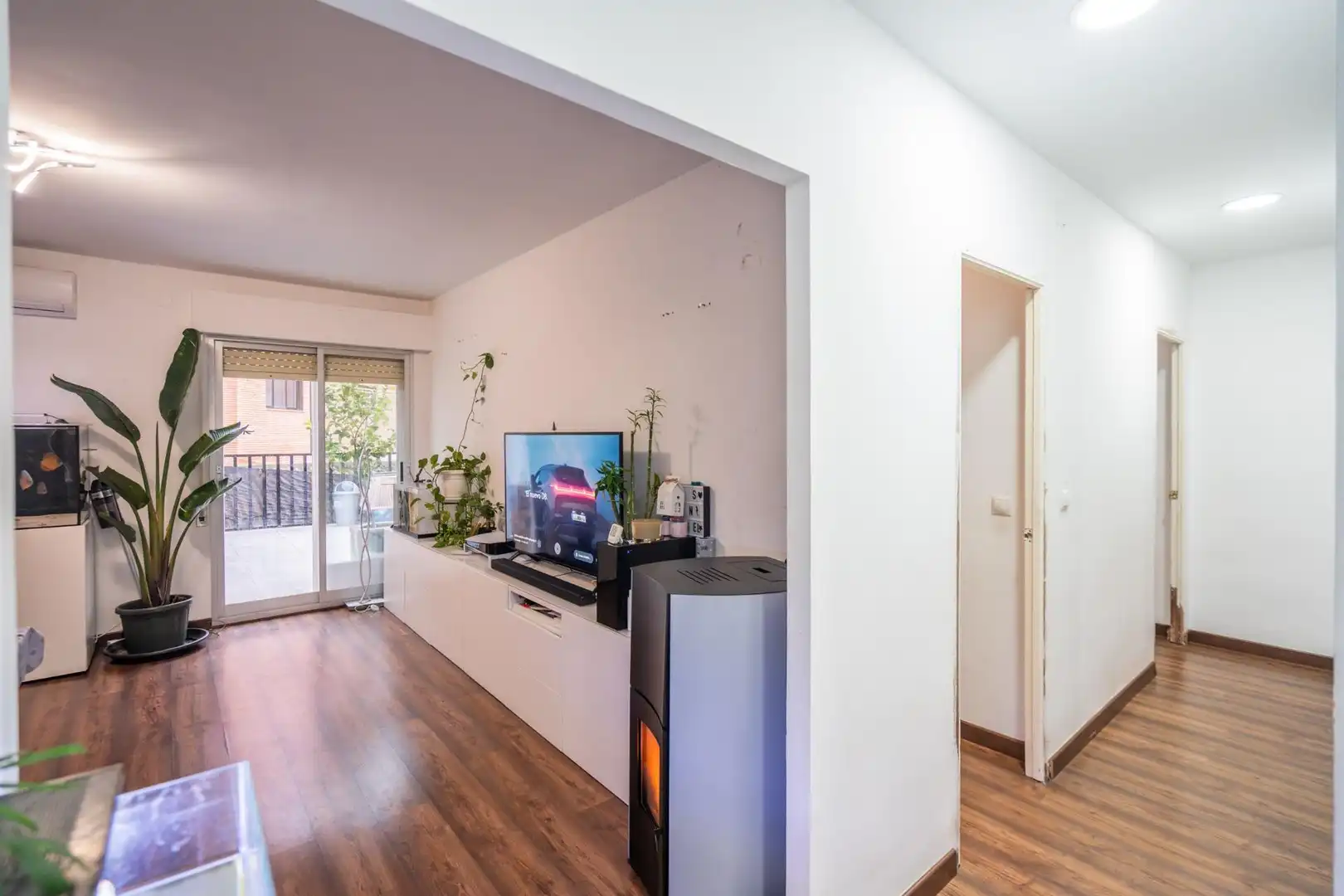 Sala d'estar de Pis en venda en Mejorada del Campo amb Aire condicionat, Calefacció i Terrassa