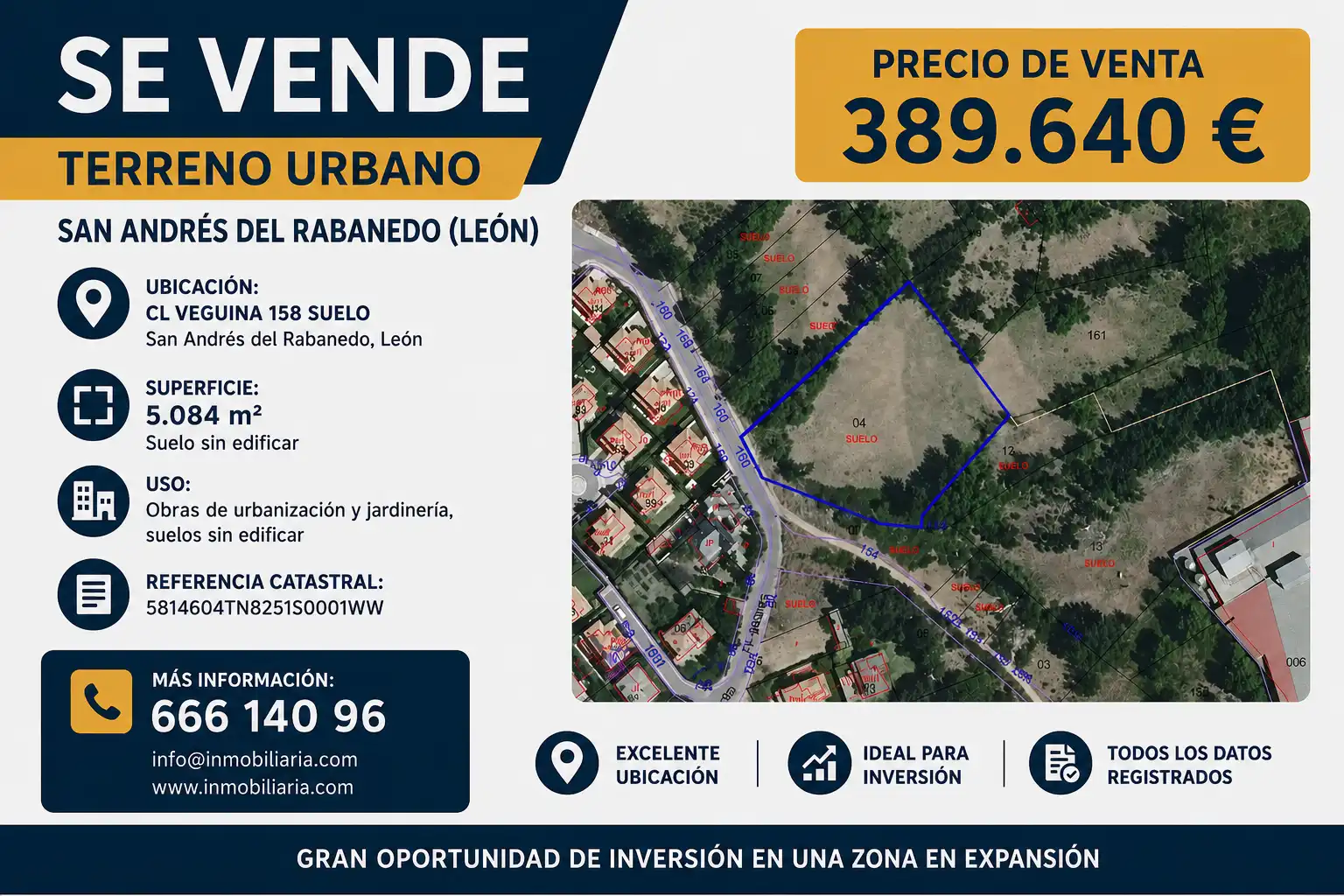 Terreni e lotti in vendita a Calle avenida del País Leonés, imagen 3